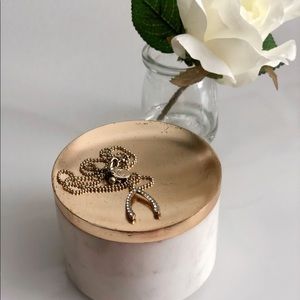 Charming Charlie Wishbone Necklace